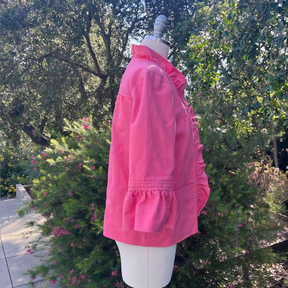 J. Crew "Fiona" jacket in "refined cotton canvas" - size 10 - Picture 3 of 4